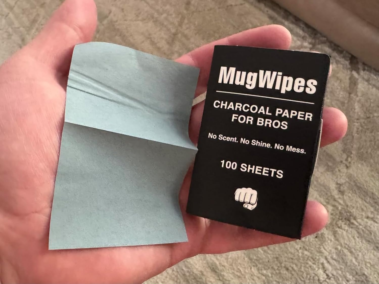 Oil Control Charcoal Face Wipes for Men – 100 Pocket-Ready Wipes, 2–3 Month Supply, Matte Finish in 3 Seconds, No Shine, No Mess, Oily & Acne-Prone Skin, Gym, Travel, Fragrance-Free, Vegan - Image 7