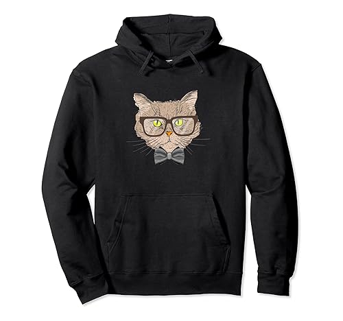 Funny Cat - Gentleman Cat in Glasses With a Bow