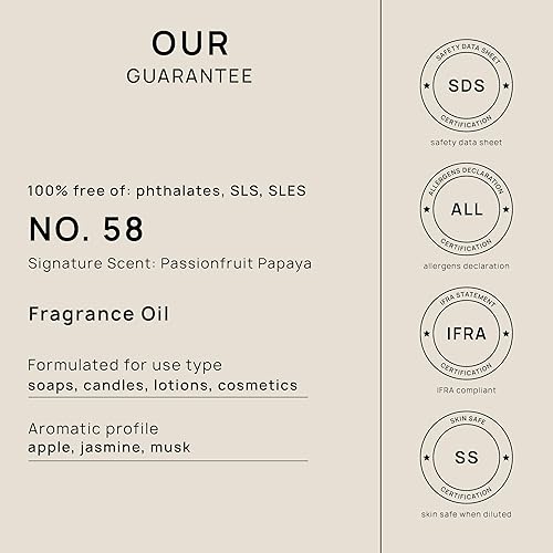 Miniatura 404 de VINEVIDA [4 onzas] Aceite de fragancia de madera de teca de caoba para fabricación de velas y fabricación de jabón, aromas de velas prémium para