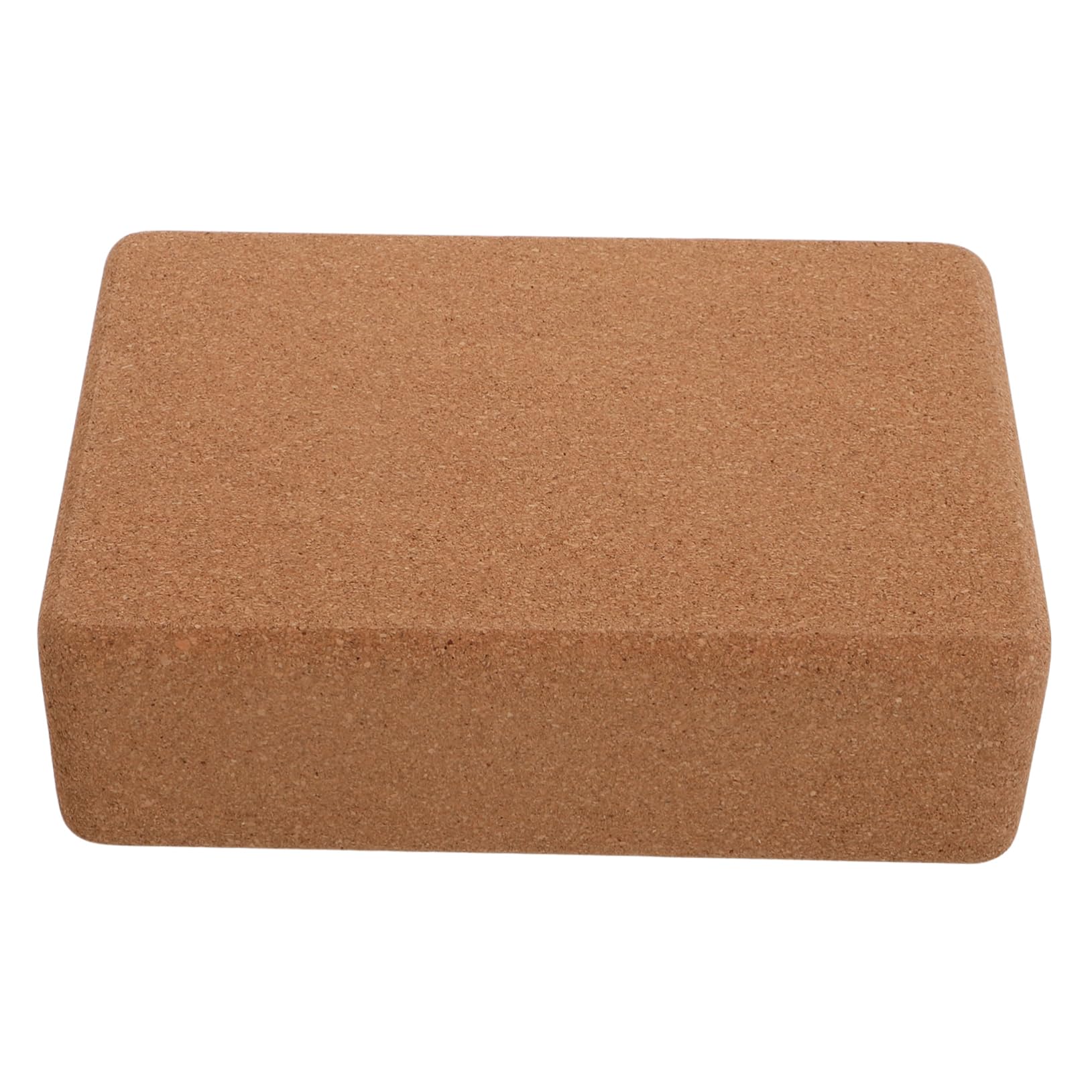 Bloque de Yoga de Corcho de Alta Densidad 1pieza para Niños | Antideslizante, Uso en Baile y Fitness, Color Caqui, Ligero y Portátil