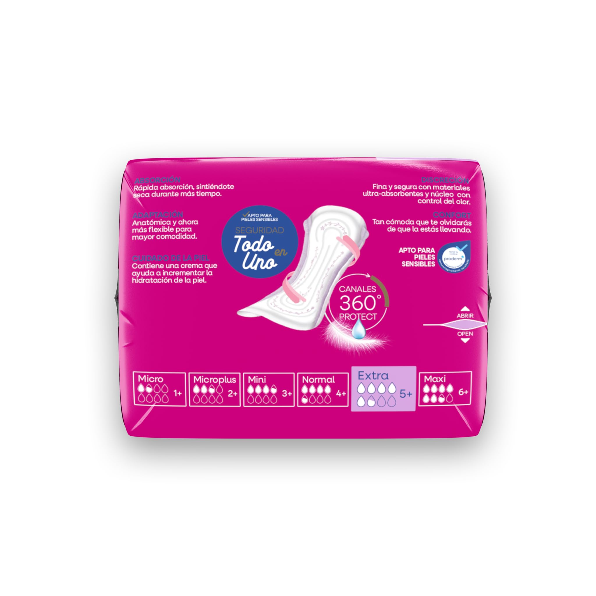 Indasec, Discreet Extra, confezione da 6 sacchetti, confezione da 120