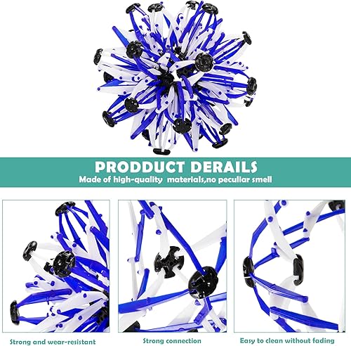 Miniatura 4 de HYCY BJD - Pelota retráctil expandible, juguete de bola mágica para aliviar la ansiedad para manejar todas las necesidades de estrés de niños y