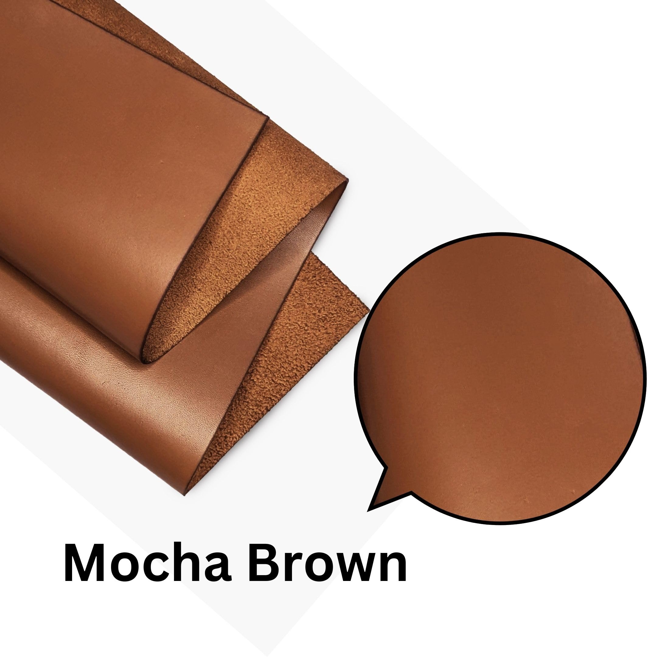 KGS Kozmo Feuilles De Cuir Véritable - Cuir Gaufré Pleine