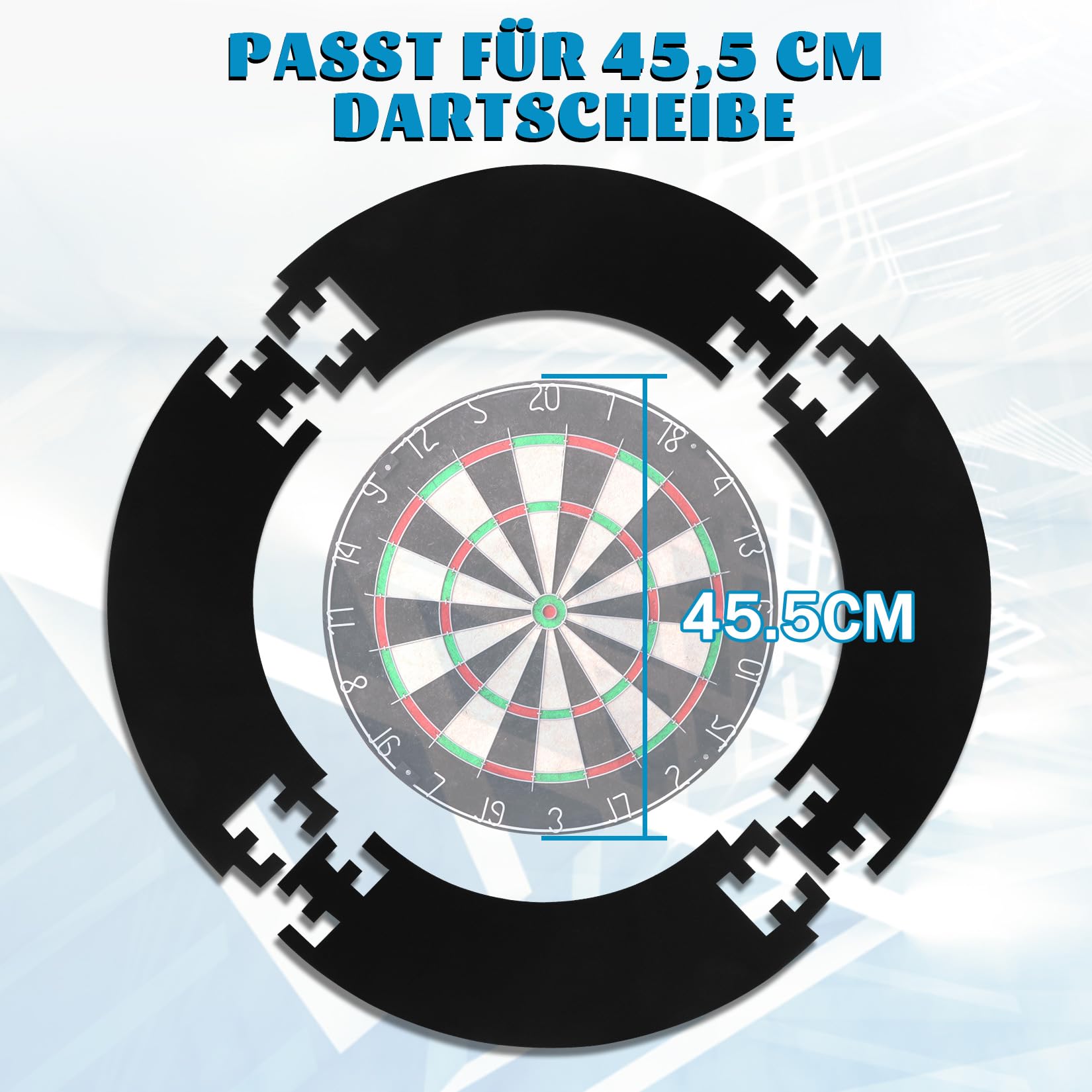 WIN.MAX Dart Catchring Surround Auffangring Dart Backboard Auffangring Rund Dart Surround Eva Dartscheibe