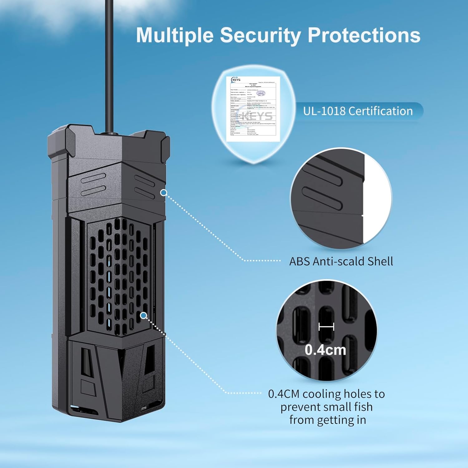 Product parameters for HiTauing AP01 heater