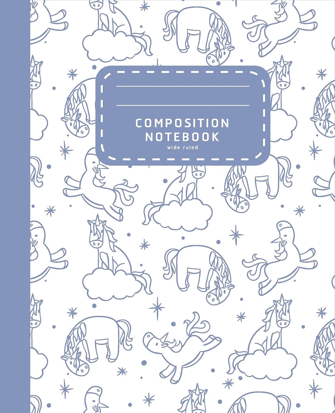 Composition Notebook: Lovely Wide Ruled Unicorn Notebook | Composition Notebook For Girls | School Notebook: 7 (School Notebook Wide Ruled)