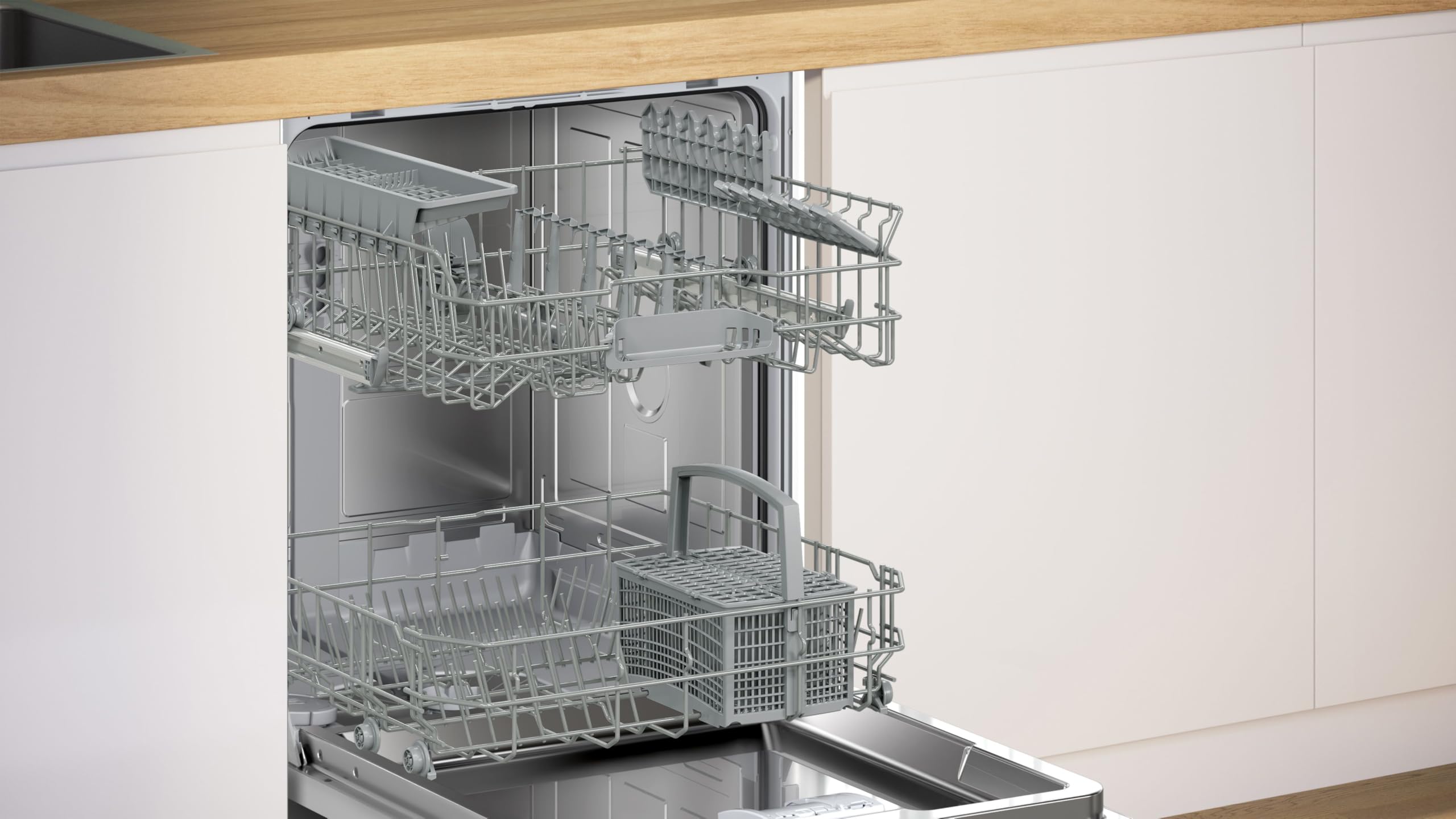 Bosch SMV2HTX08E Serie 2 Vollintegrierter Geschirrspüler 60 cm Smart Start EcoSilence Drive