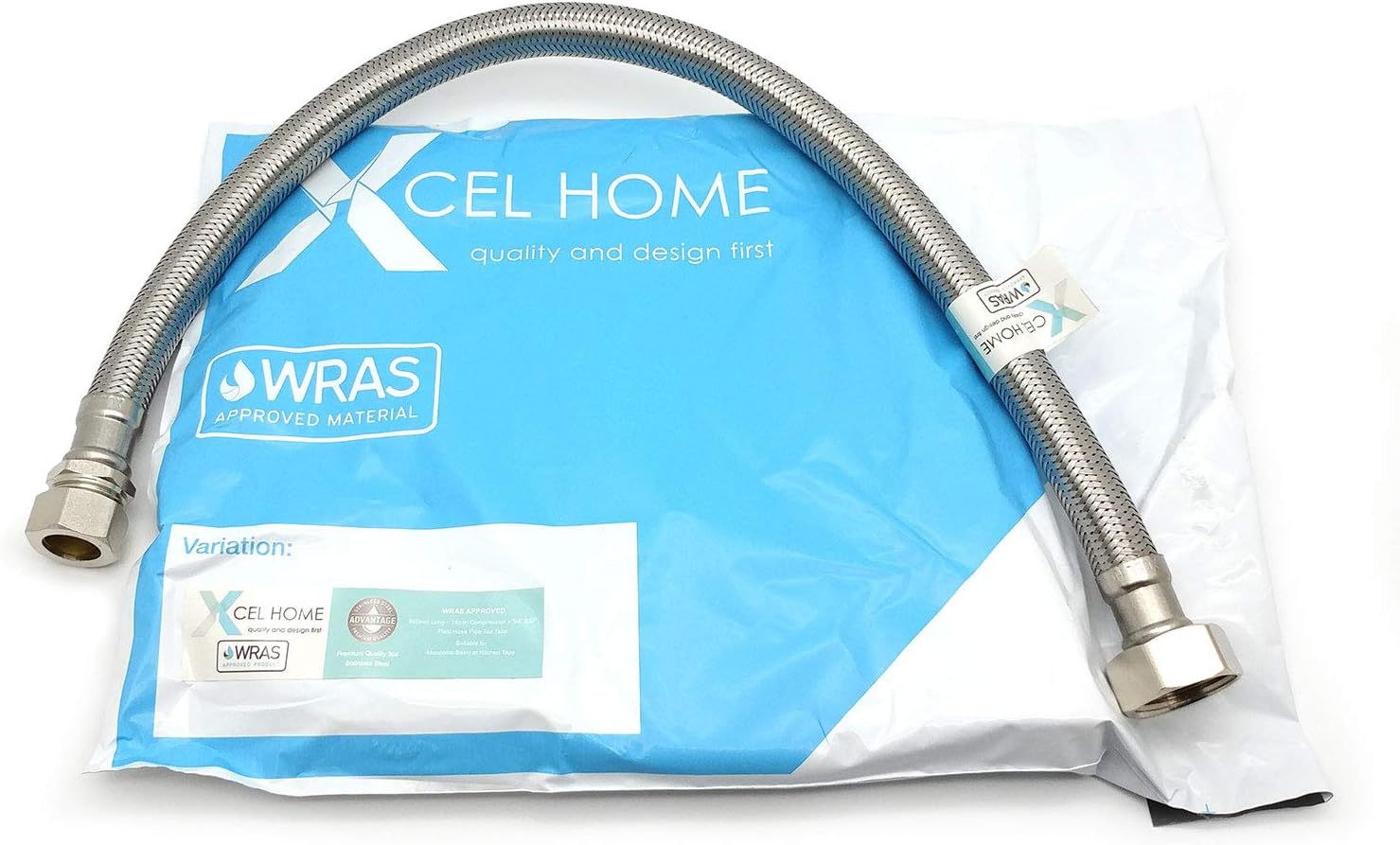 Xcel Home™ 1x WRAS Approved 15mm Compression x 3/4" BSP (500mm Long