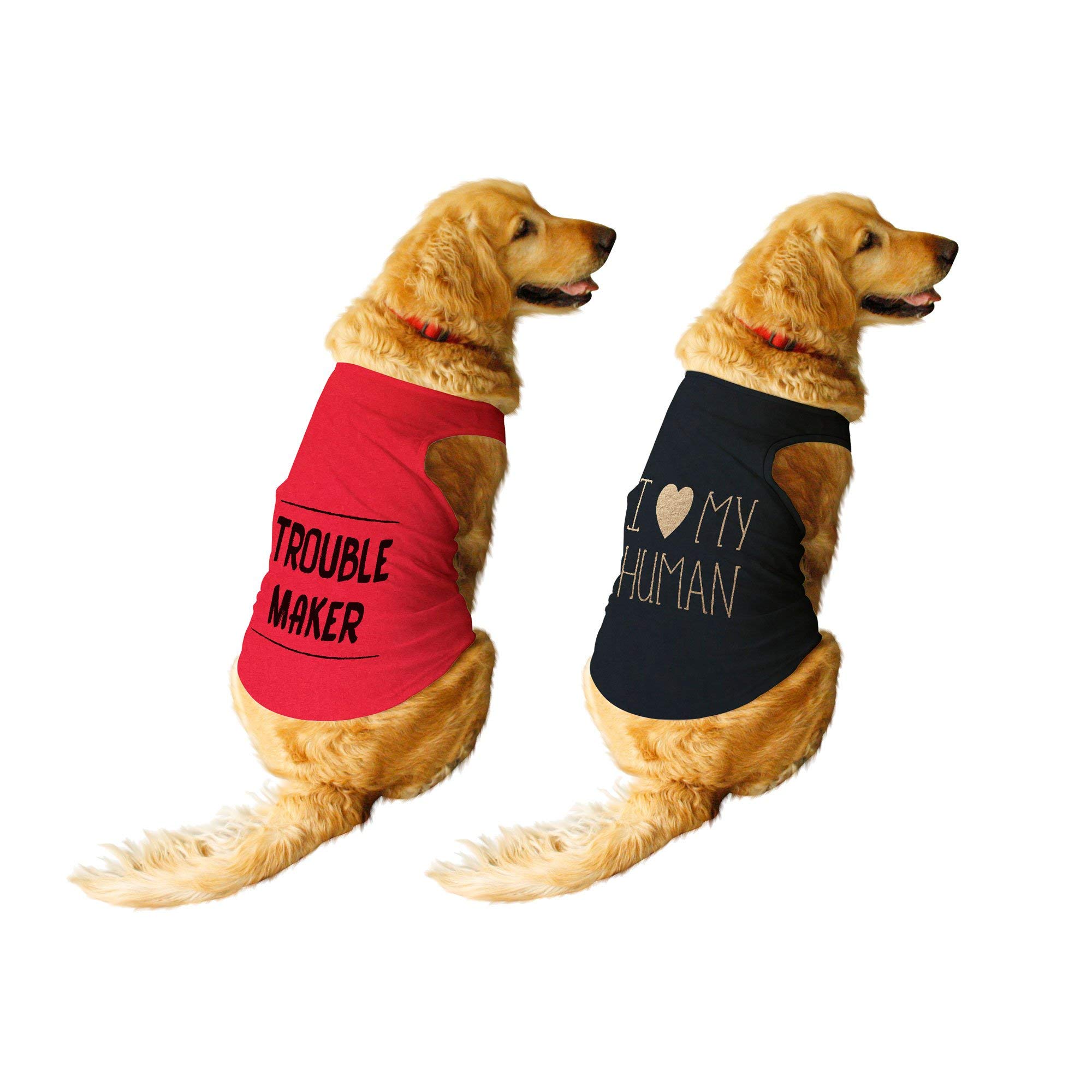 See full amazon price history chart for Ruse Set of 2 Summer Dog T-Shirt I Love My Human & Troublemaker Printed Pets Round Neck Sleeveless Combo Vest Tank/Tees/Apparel/Clothes for Dogs Red/Black/Small (Apso, Shih Tzu etc.) Ruse Set of 2 Summer Dog T-Shirt I Love My Human & Troublemaker Printed Pets Round Neck Sleeveless Combo Vest Tank/Tees/Apparel/Clothes for Dogs Red/Black/Small (Apso, Shih Tzu etc.) (B08WHVG5N5) Amazon Price History, Amazon Price Tracker