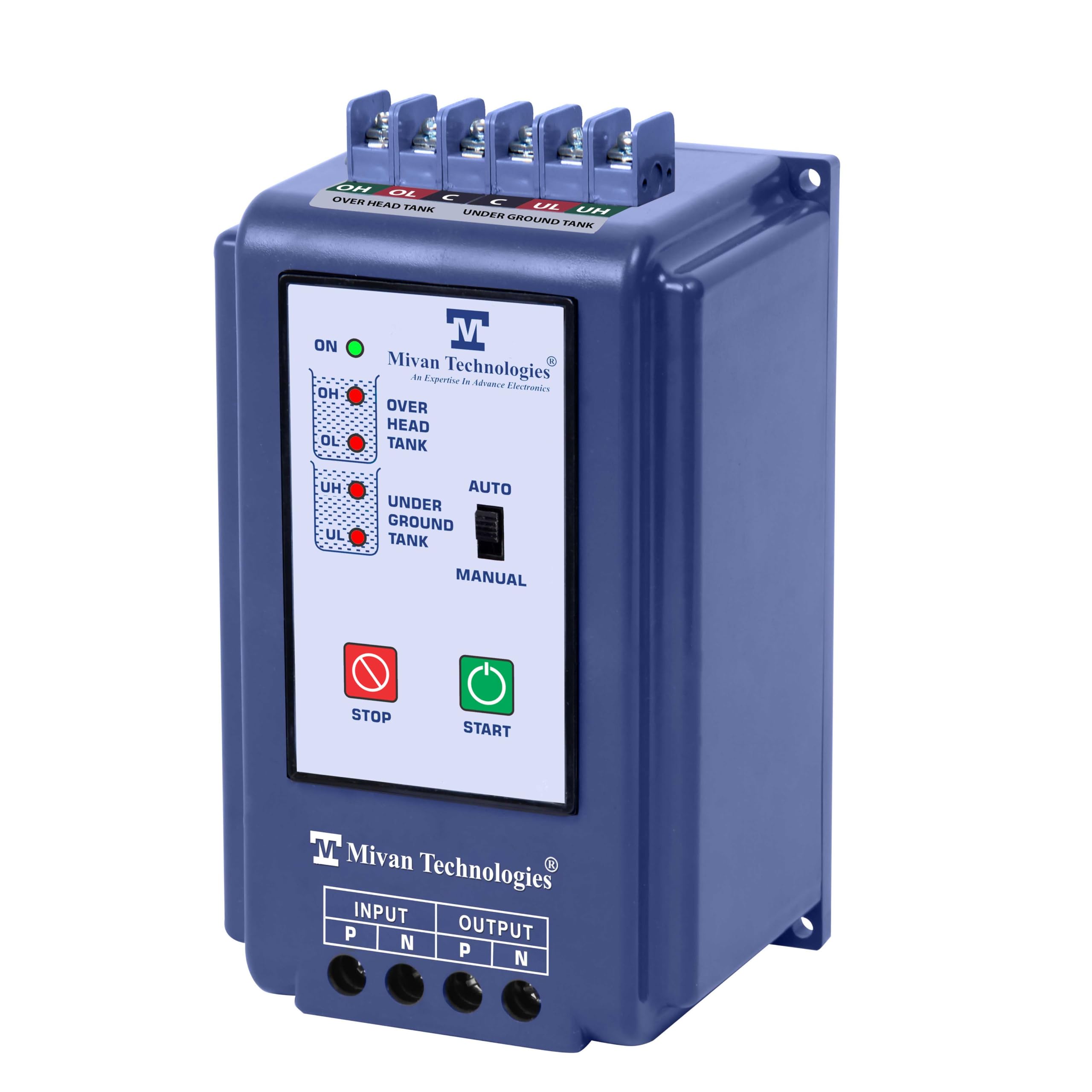 LLC 1 ABS HD Fully Automatic Water Level Controller and Indicators For Up and Down Tank With 6 Sensors Suitable For Motor Up to 5Hp Supply 230 VAC (B0D6W8N7K9) Amazon Price History, Amazon Price Tracker