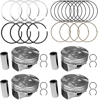 BuliBoao Engine Piston Ring Set with Pins & Clips for Hyundai Elantra Kia Forte 1.8L 2011-2016 STD Size 23041-2E100