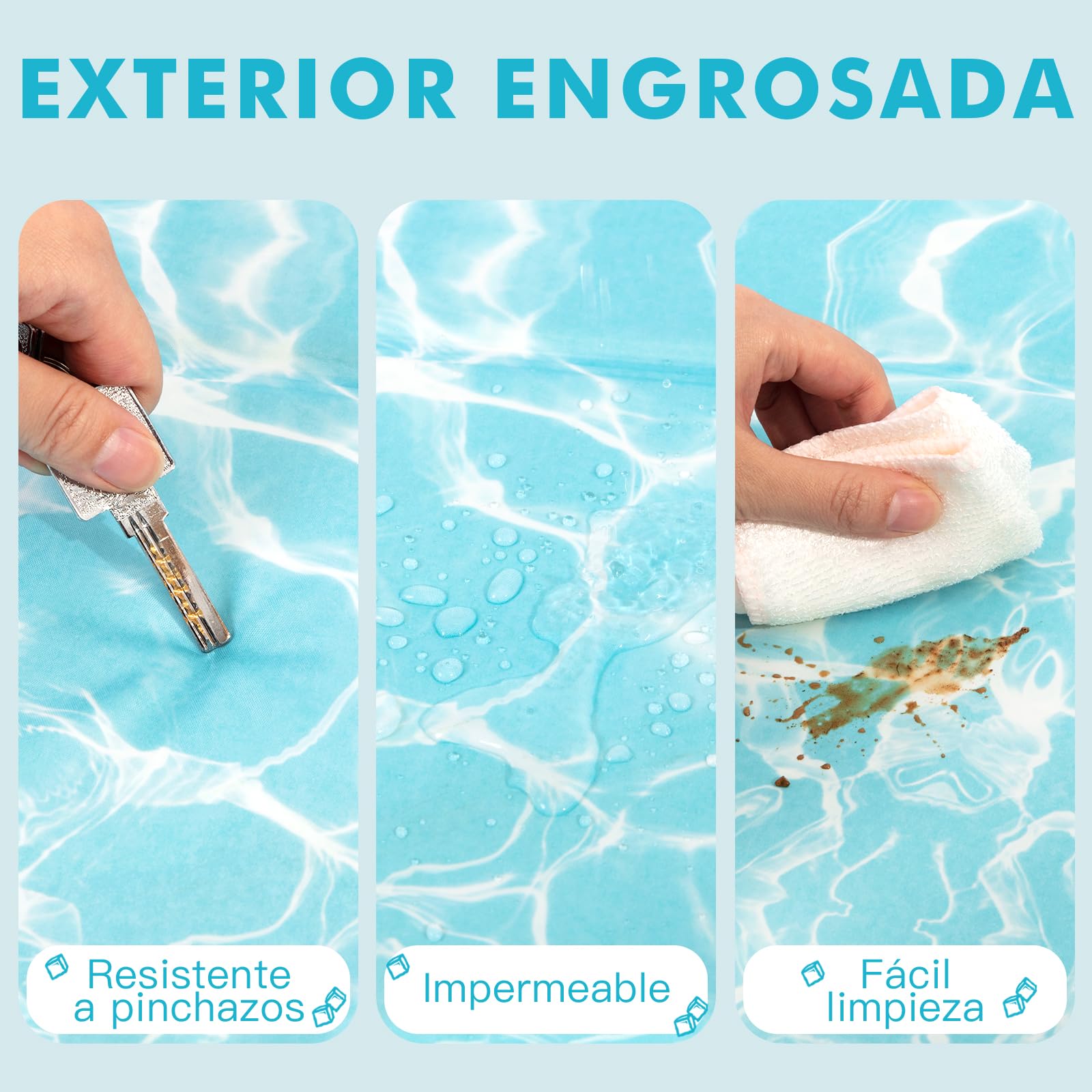 Pawtasy Cama refrescante Perros Manta refrigerante para Perro y Gatos Cama Fria de Verano Alfombra Alfombrilla refrescante colchoneta Fresca para Mascotas Grande XL 100 x 60 cm
