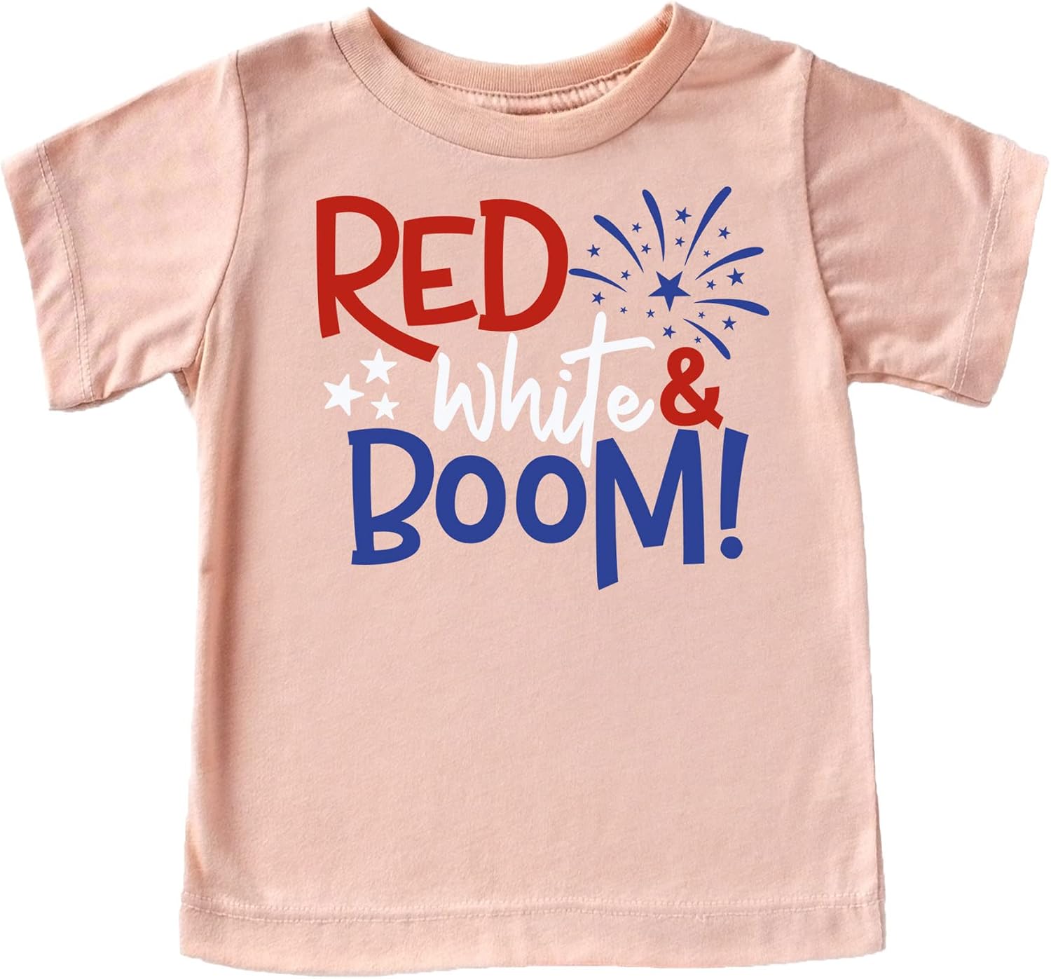 Red White & Boom Fireworks 4th of July Family Matching Outfits for Kids and Adults
