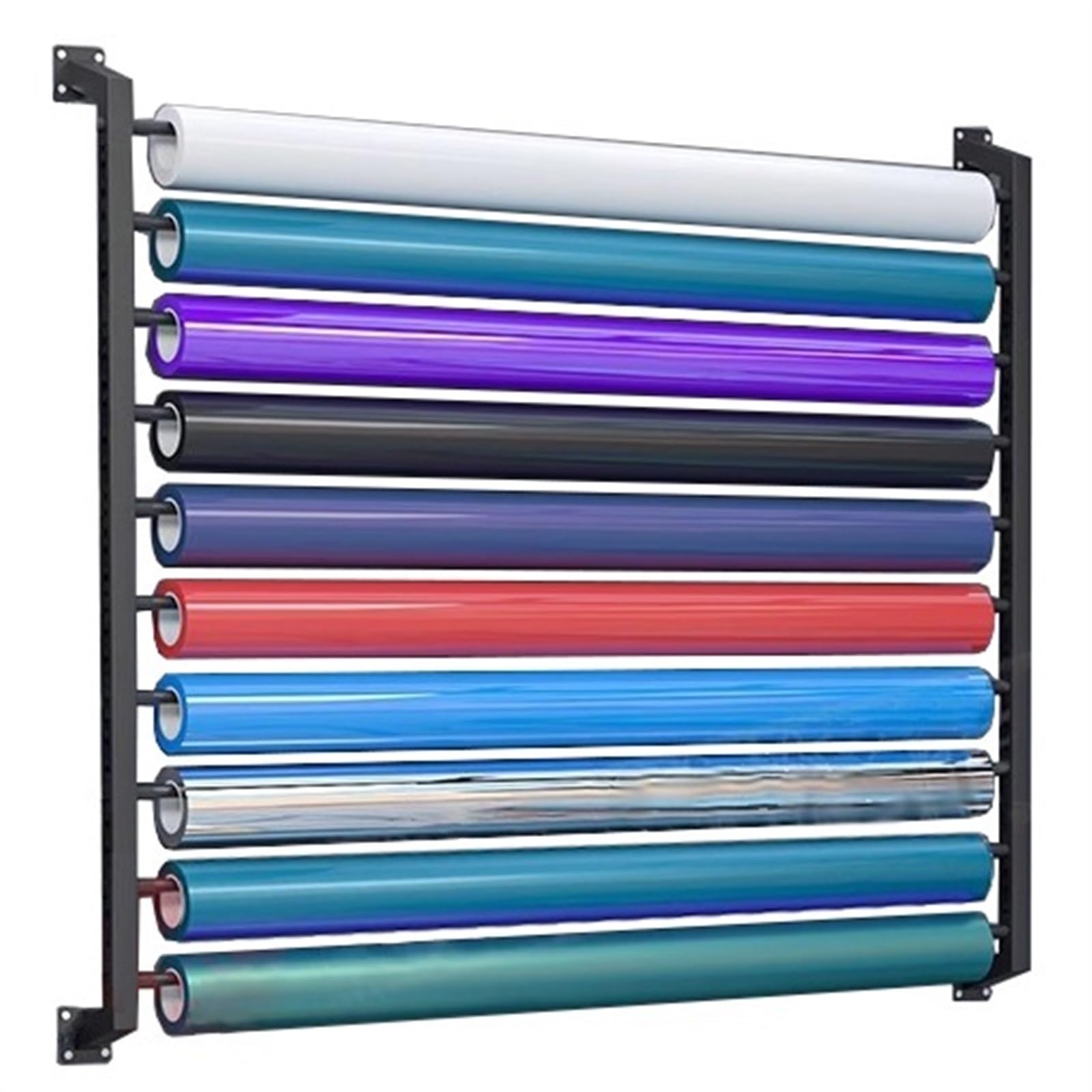 Corbatero Organizador Cinturones Percha Pañuelos Perchero de Pared Perchero para Película de Cambio de Color de Coche Mostrar, Comercial Estante Colgante con Varilla Colgante Ajustable, Ahorra Espacio
