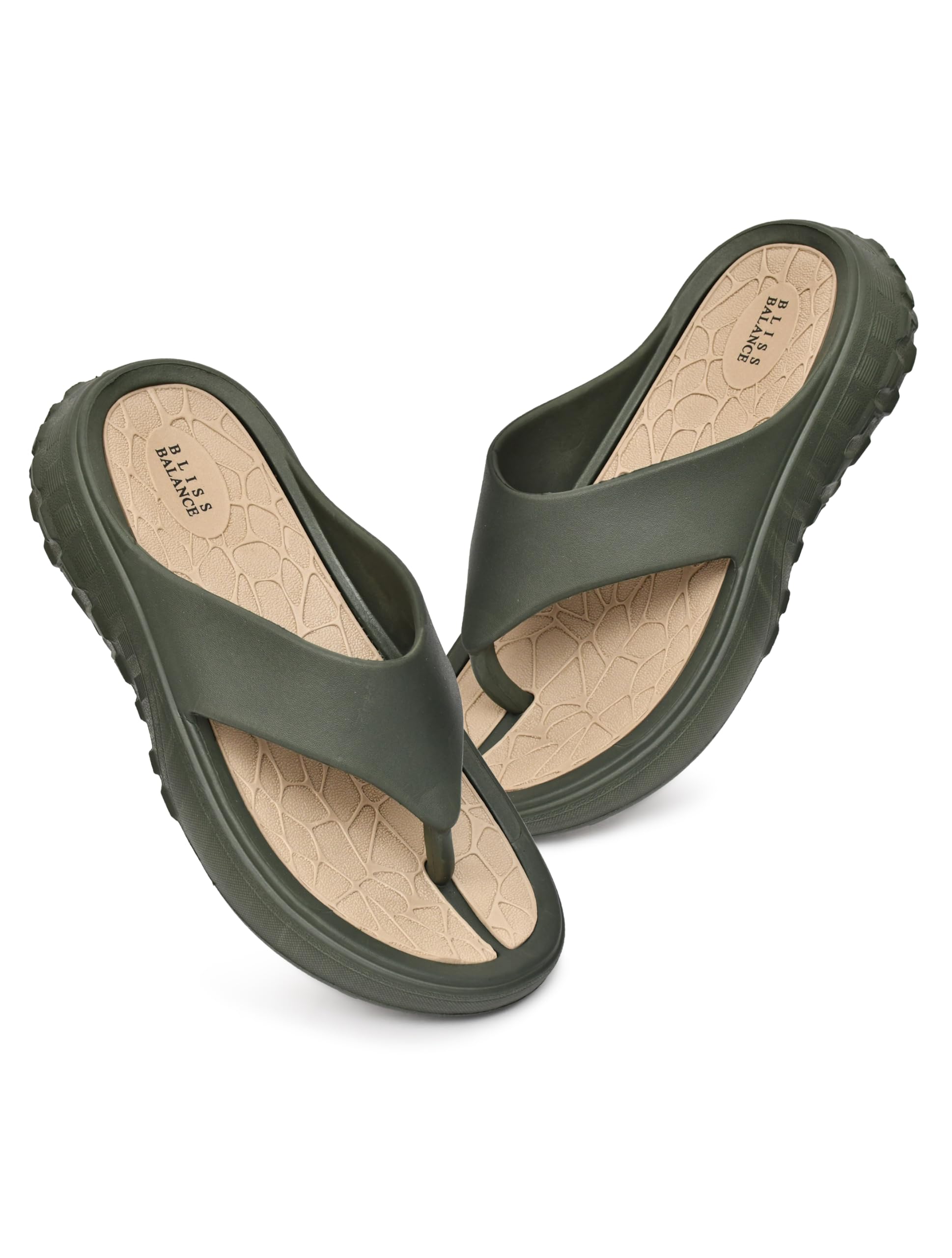 Extra Soft Premium Slippers with Soft Acupressure Comfortable & Light Weight Stylish & Anti-Skid Classic Ultra Soft Casual Waterproof & Everyday Flip Flops BB153-image-48