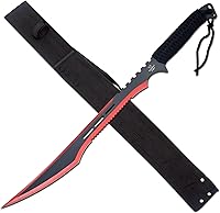 Vista 15 de Snake Eye Tactical - Espada de fantasía con funda de nailón, machete para exteriores y camping