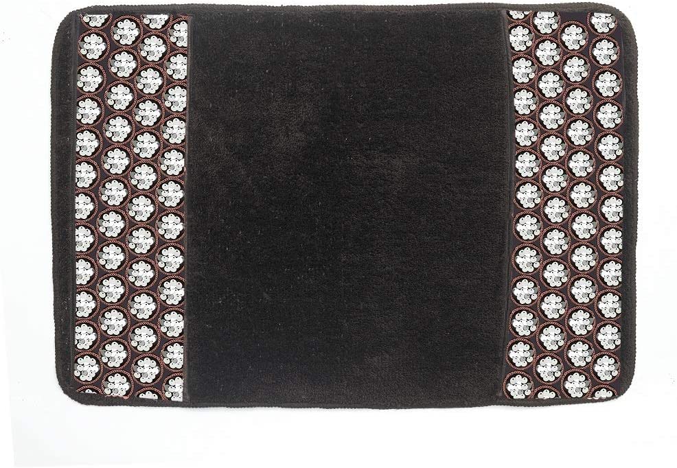 Tapis de bain marron Sinatra et ensemble d'accessoires pour salle de bain complet