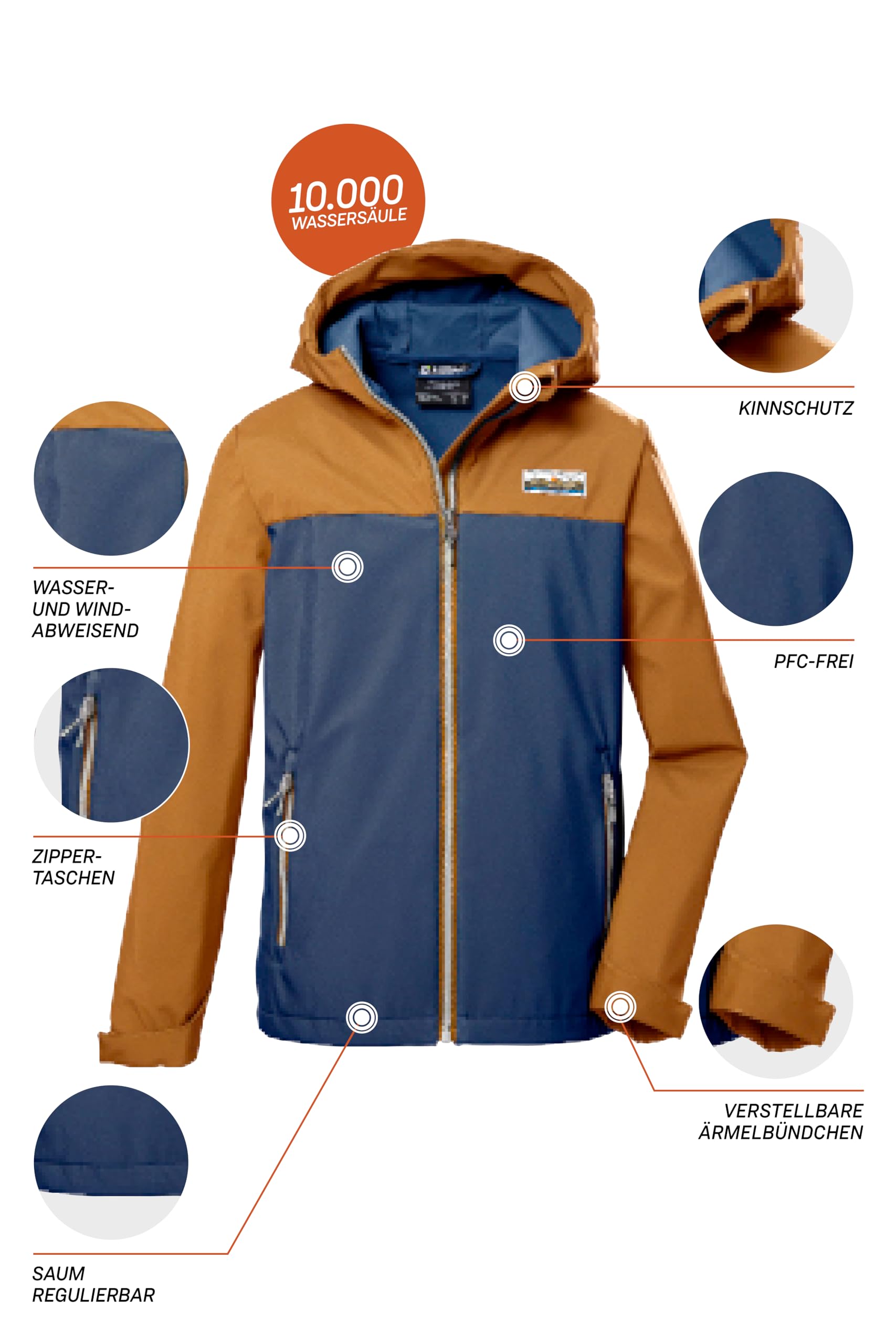 Killtec Kurtka typu softshell/kurtka outdoorowa z kapturem Boy´s KOS 344 BYS SFTSHLL JCKT