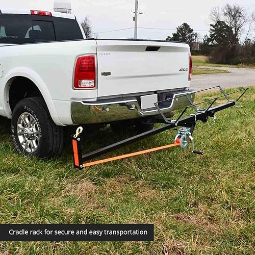 Miniatura 5 de Titan Ramps Polipasto de caza montado en enganche - Capacidad de 600 lb