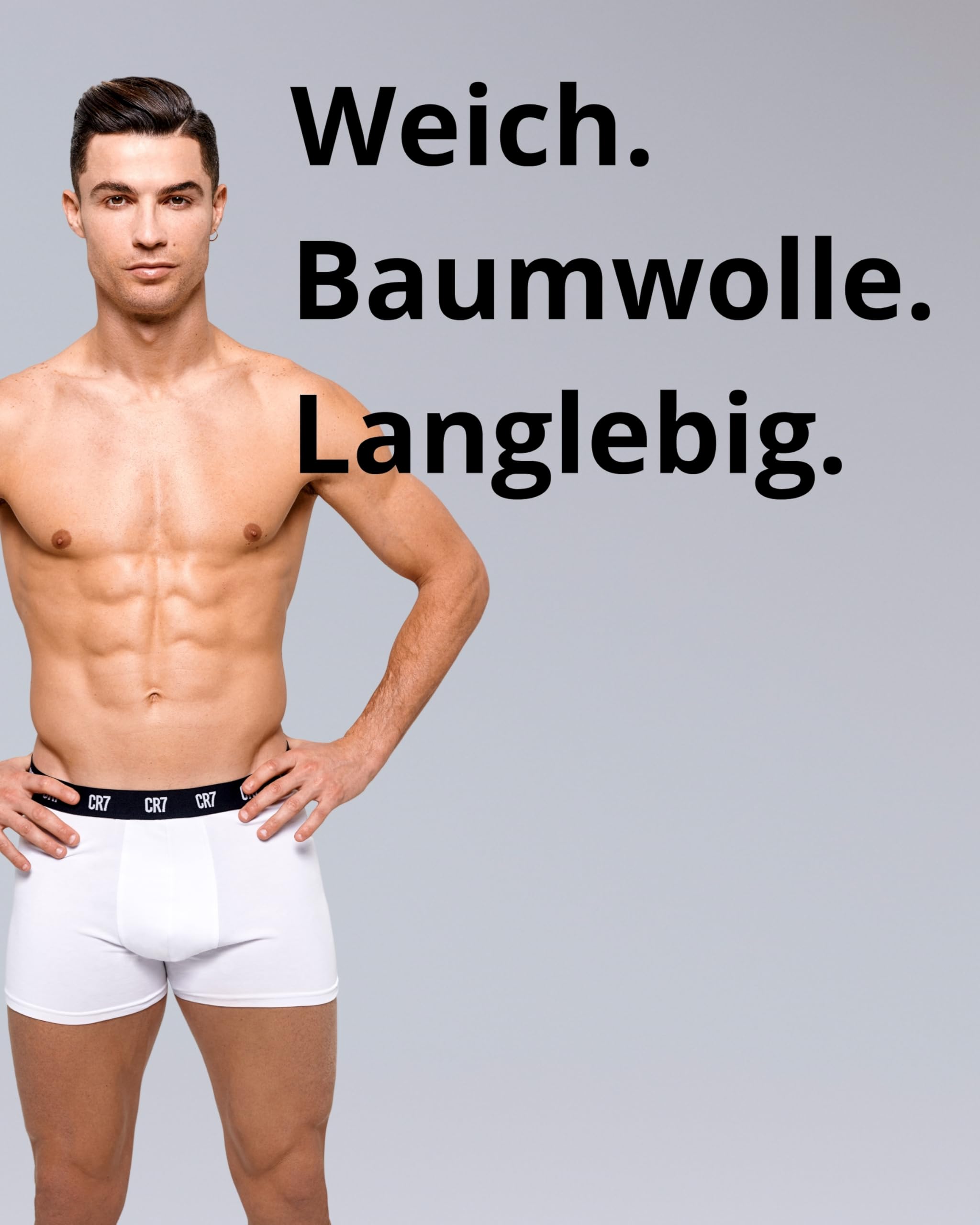 CR7 Boxershorts Herren Baumwolle (8er Pack) Unterhosen Herren von Cristiano Ronaldo