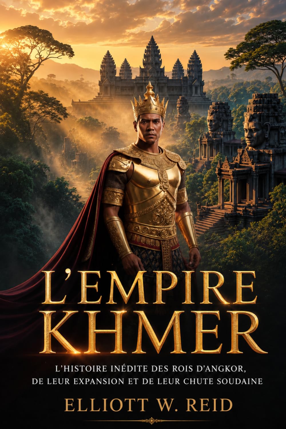 L'EMPIRE KHMER: L'histoire inédite des rois d'Angkor, de leur expansion et de leur chute soudaine (Série de recherches en histoire ancienne d’Elliott W. Reid)