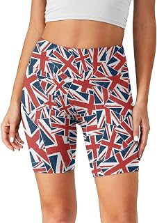 Yuolagixn Biker Shorts Women Tummy Control Butterfly Soft Workout Shorts Butt Lifting Booty Shorts High Waisted Running Short