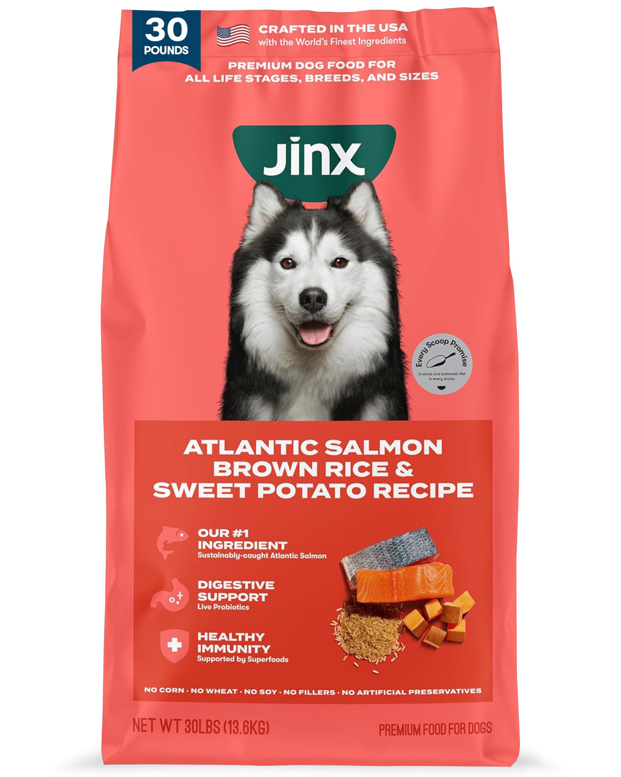 Jinx Premium Dry Dog Food Salmon
