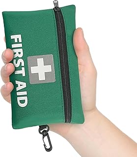 Mini First Aid Kit, 92pcs Small First Aid Kit - Includes Emergency Foil Blanket, Scissors for Travel, Home, Office, Vehicl...