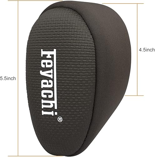 Vista 15 de Feyachi Almohadilla de retroceso, relleno de gel, negro/verde militar/camuflaje