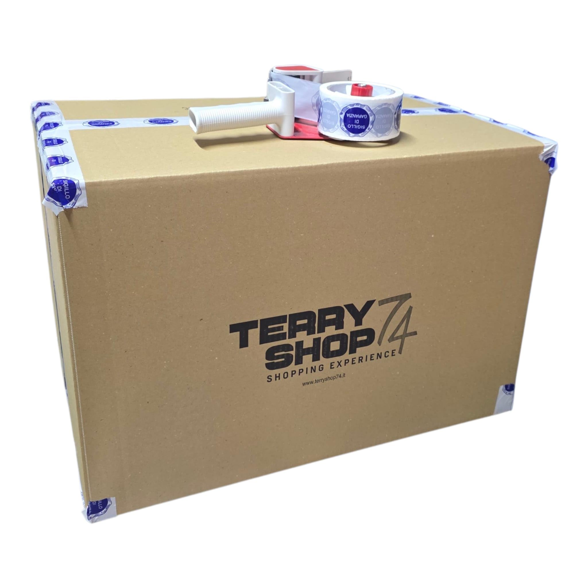 Terryshop74® 36 Rotoli Nastro Adesivo in Polipropilene con Stampa “SIGILLO DI GARANZIA” – 48 mm x 66 m – 45 Micron – Adesivo Forte per Imballaggi e Sigillature Professionali (36)