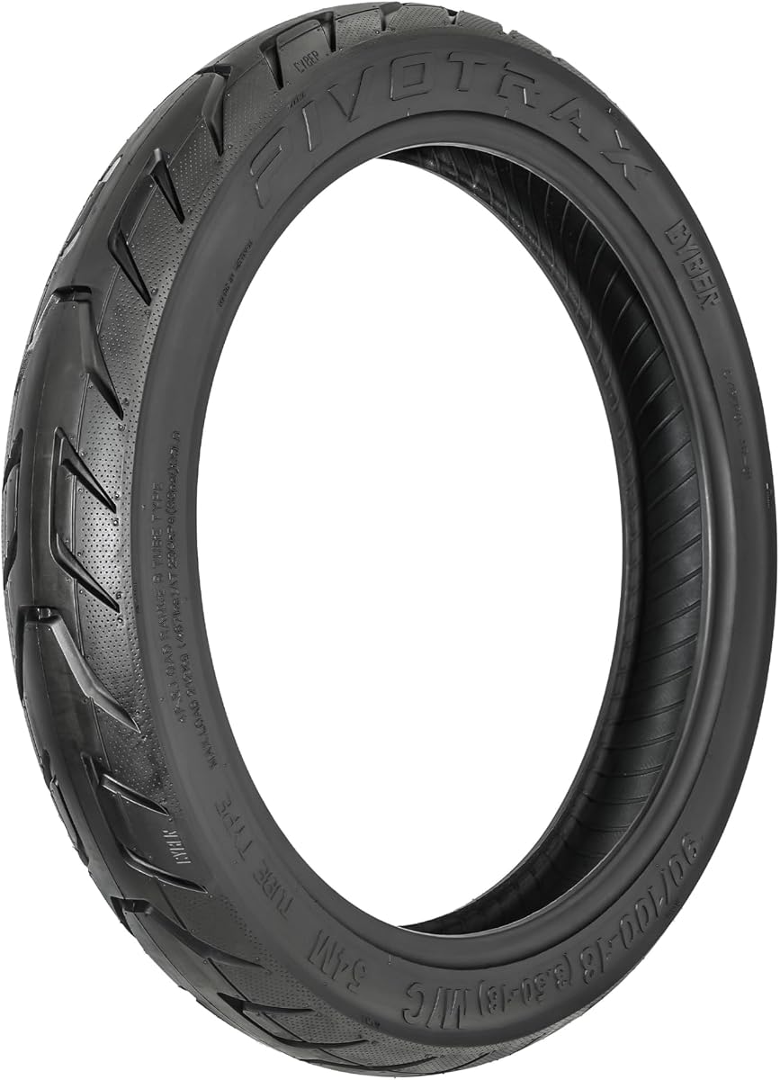 Neumático de calle Cyber 90/100-18: neumático de carretera de alto rendimiento para Light Bee X, E-Ride PRO SS, 79Bike Falcon (rueda trasera mejorada de 18") Posición: trasera