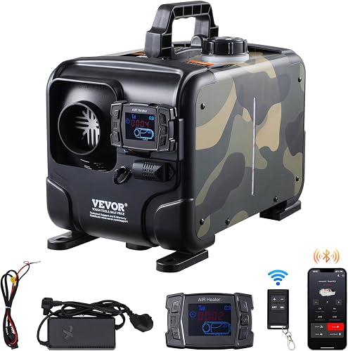 VEVOR 8KW Diesel Heater, 12V/24V All-in-One Diesel Heater… - 1