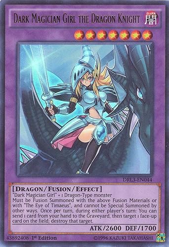 Miniatura 1 de YuGiOh : DRL3-EN044 1st Ed Dark Magician Girl the Dragon Knight Tarjeta ultra rara – (Yu-Gi-Oh! Tarjeta individual) por Deckboosters