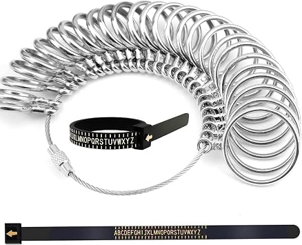 GAXPAK Ring Sizer Measuring Tool, Jewelry Sizer Tools,A-Z Ring Measurement Tool