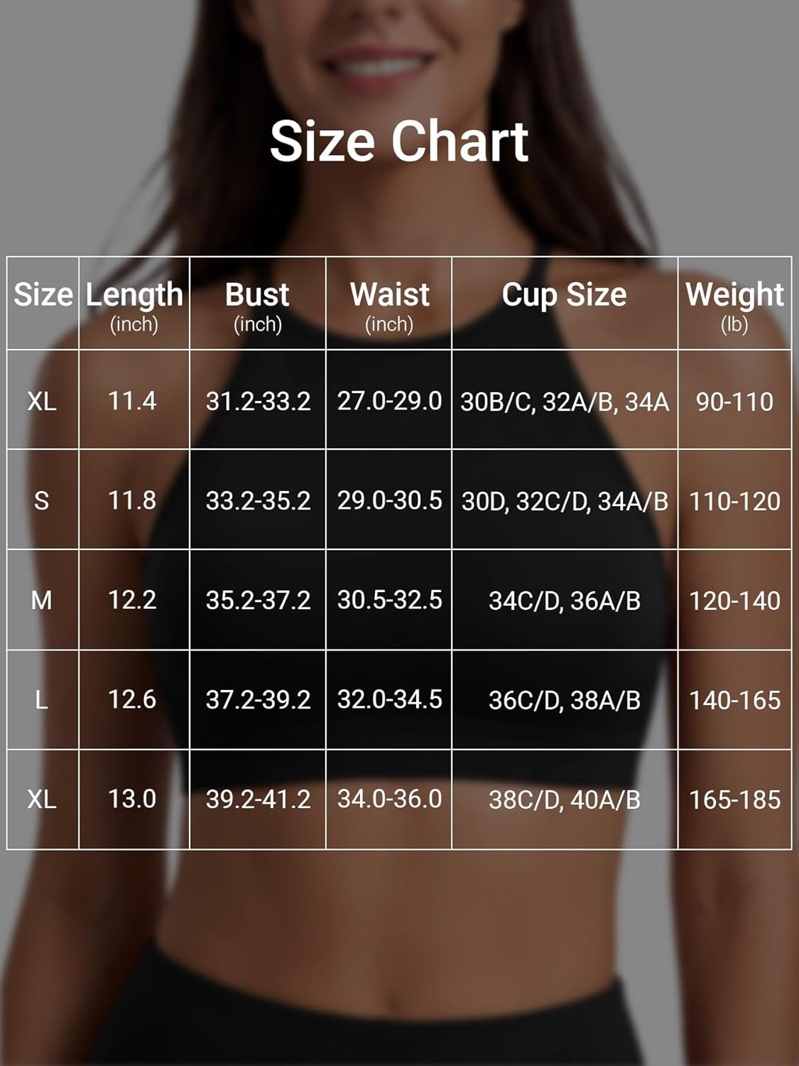 VOYJOY High Neck Sports Bra Adjustable Straps Yoga Crop Womens Workout Gym Yoga Bras