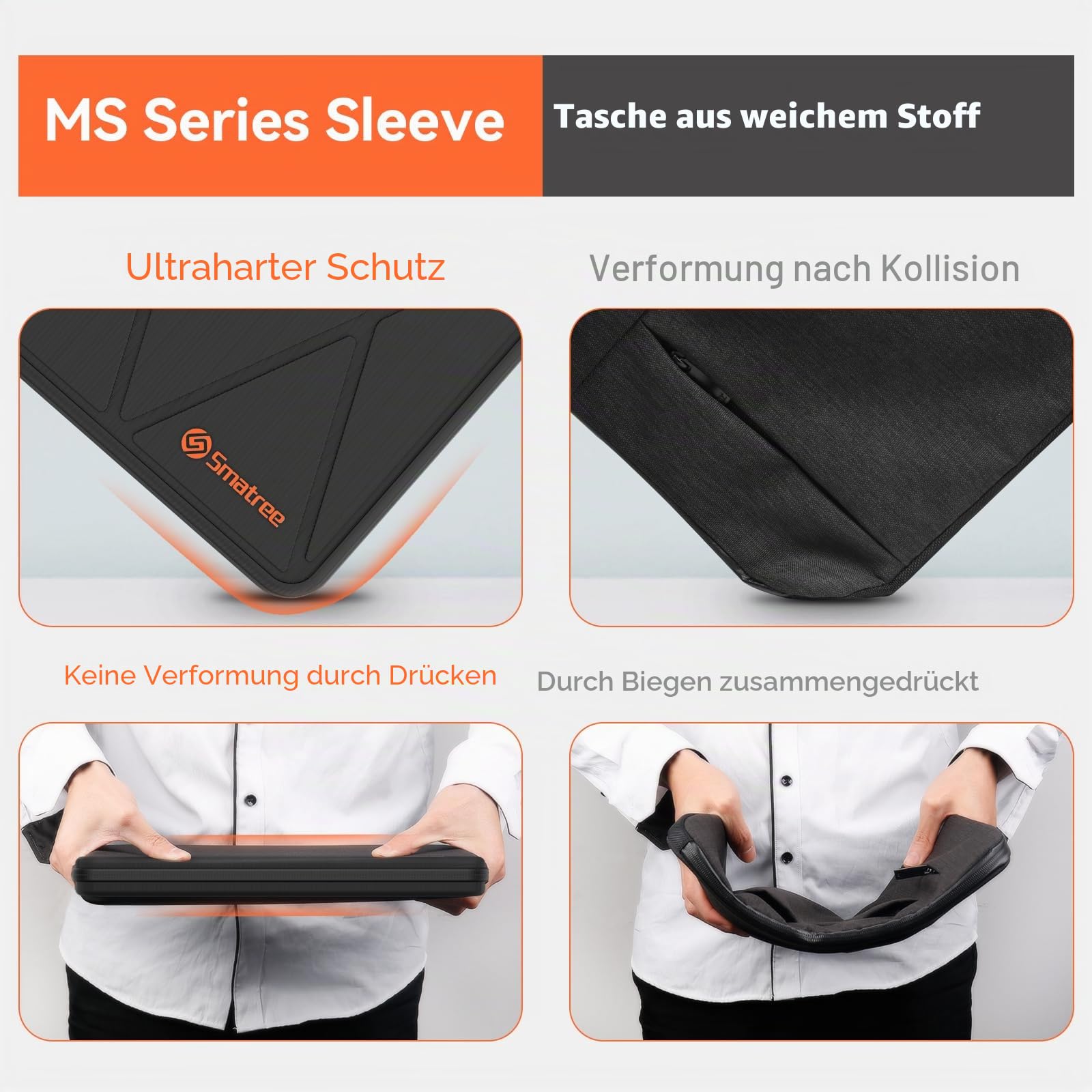 Smatree MS89 Hard Eva Schutzhülle mit Ständer Kompatibel für 15,6 Zoll ASUS TUF Gaming F15/A15, für TUF Dash F15 2022/2021, 16 Zoll TUF Gaming A16 2024/2023, ASUS Zenbook Pro 16X OLED UX7602 case