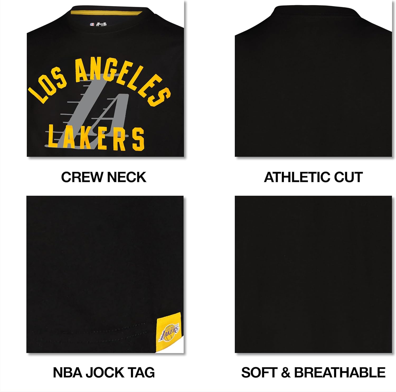 Ultra Game Men's NBA Official Super Soft Game Day T-Shirt - Image 5