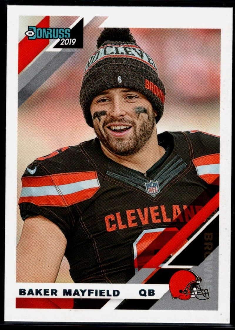 2019 Donruss Football VARIATION #65 Baker Mayfield Cleveland Browns Official Panini NFL Trading Card