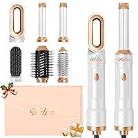 UKLISS 6 in 1 Airstyler & Asciugacapelli Set con Arricciacapelli Automatico