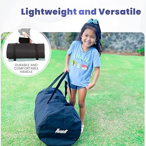 Vista 31 de Hazli Matrix Comfort-Cell Memory Foam Camping Mattress Pad - Roll Up Mattress for Adults - Portable Cot Sleeping Pad for Camping - Floor Mat or Bed