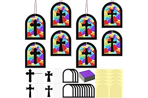 24 Sets Religious Cross Crafts Resurrection Church Sunday School DIY Kit