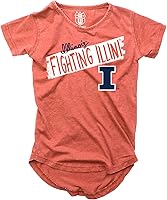 Vista 2 de Wes and Willy NCAA - Camiseta Burnout para niñas S/S