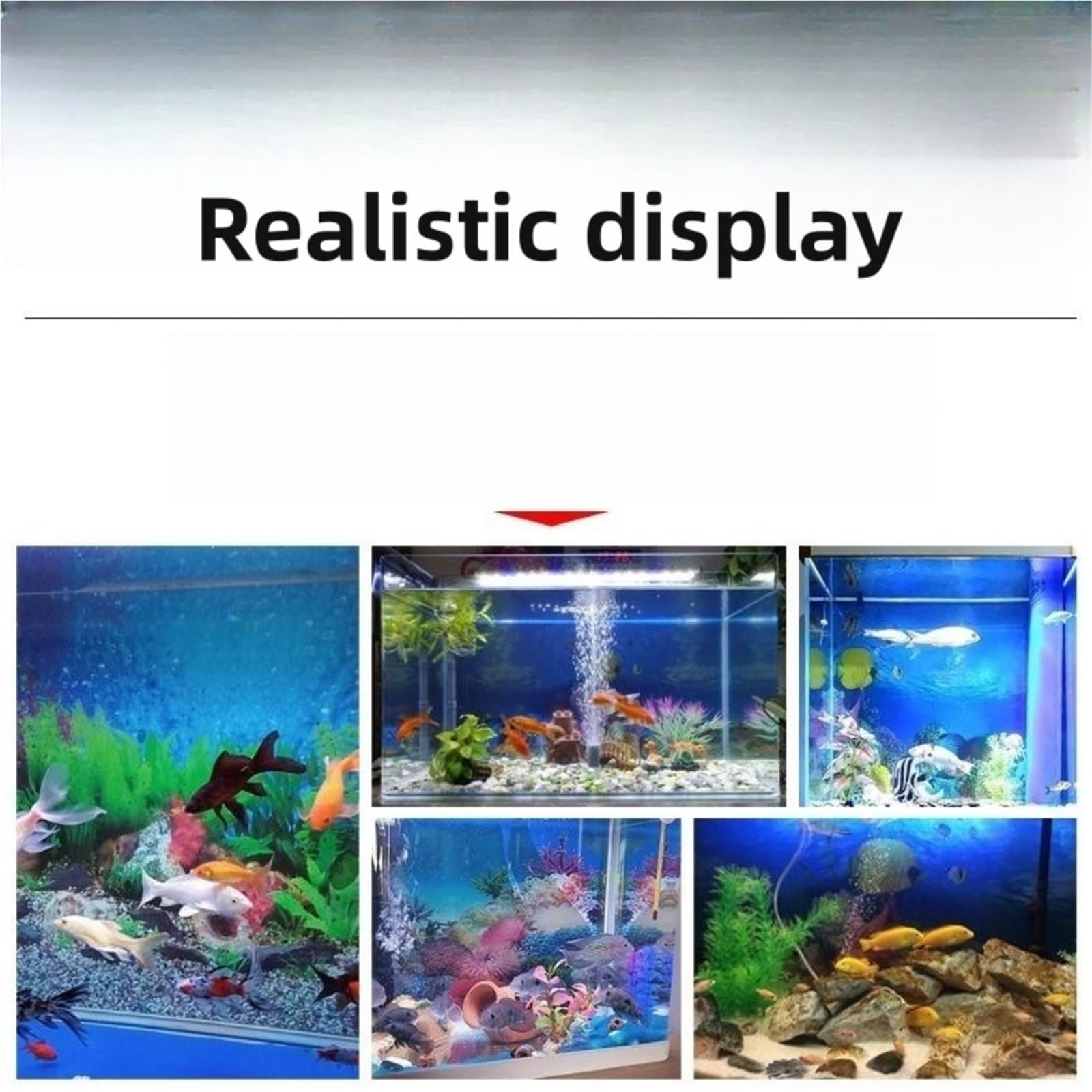 Immagine Di Sfondo Per Acquario Sfondo Acquario Adesivo 3D Poster Decorazione Acquario Piante oceaniche Paesaggio fronte-retro Accessori for ornamenti for acquari Per La Decorazione Di Acquari(Model A