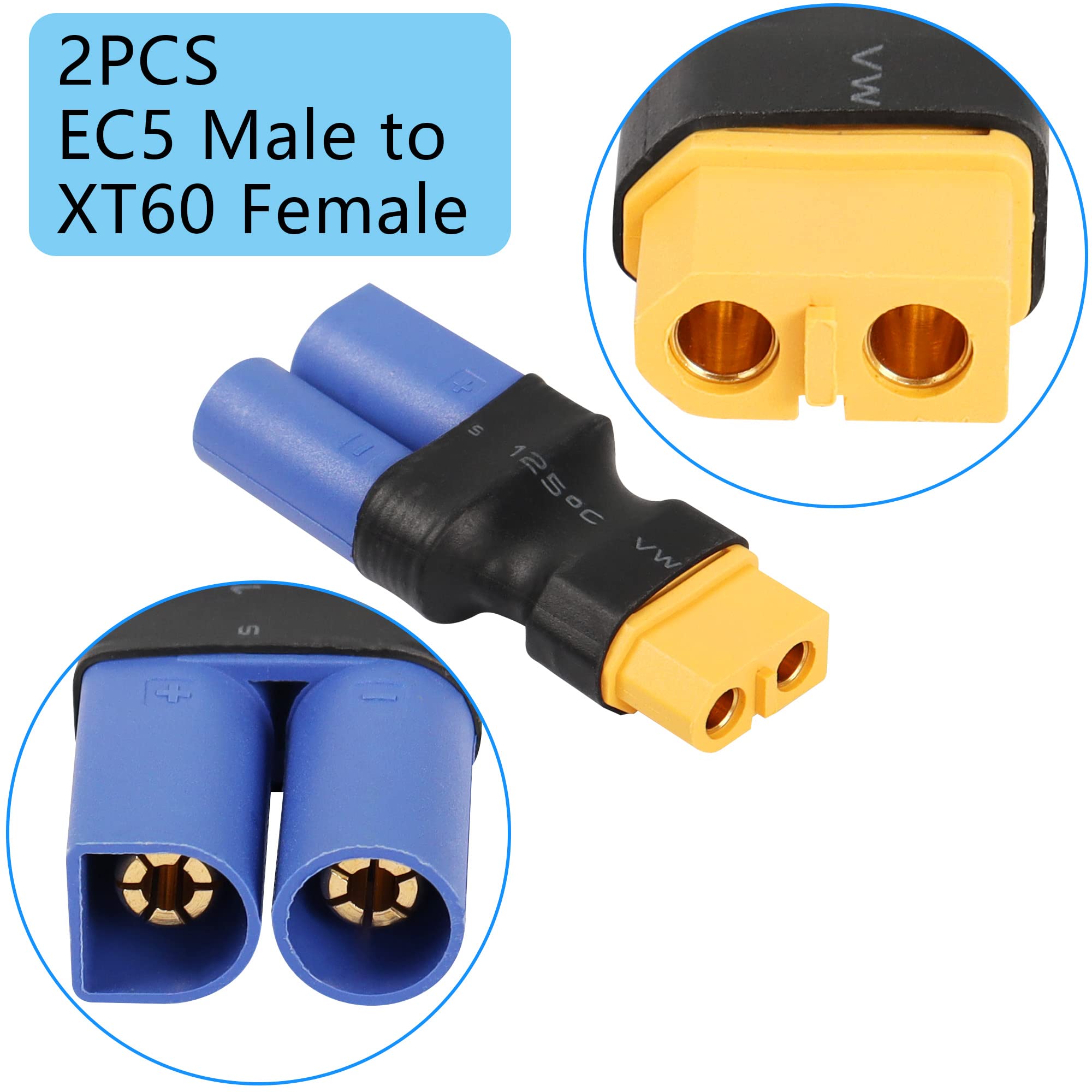 Spina Per Batteria Traxxas Adattatore Da Connettore Femmina EC5 - Foto 9