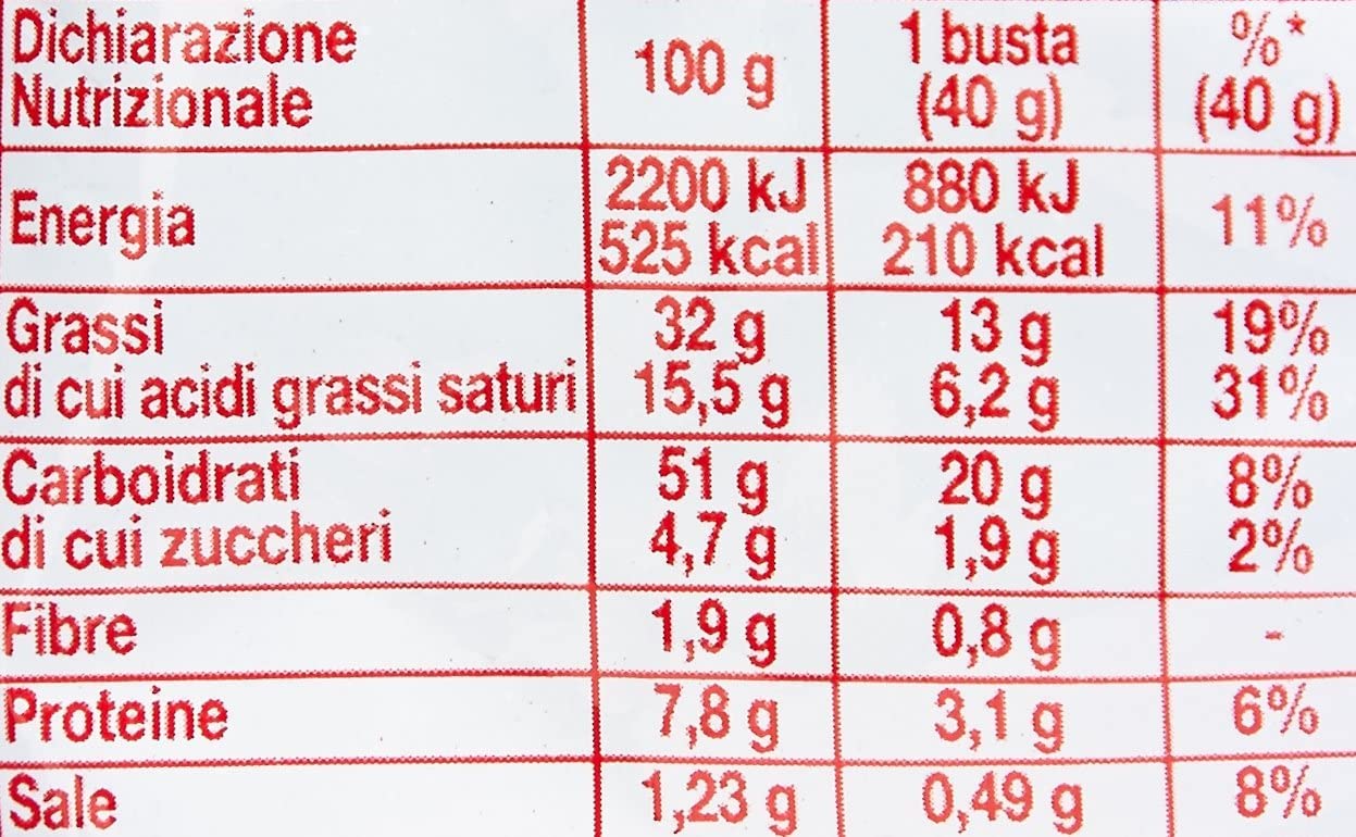 Fonzies Gli Originali - 50 snack di mais con gusto di formaggio, 40 g