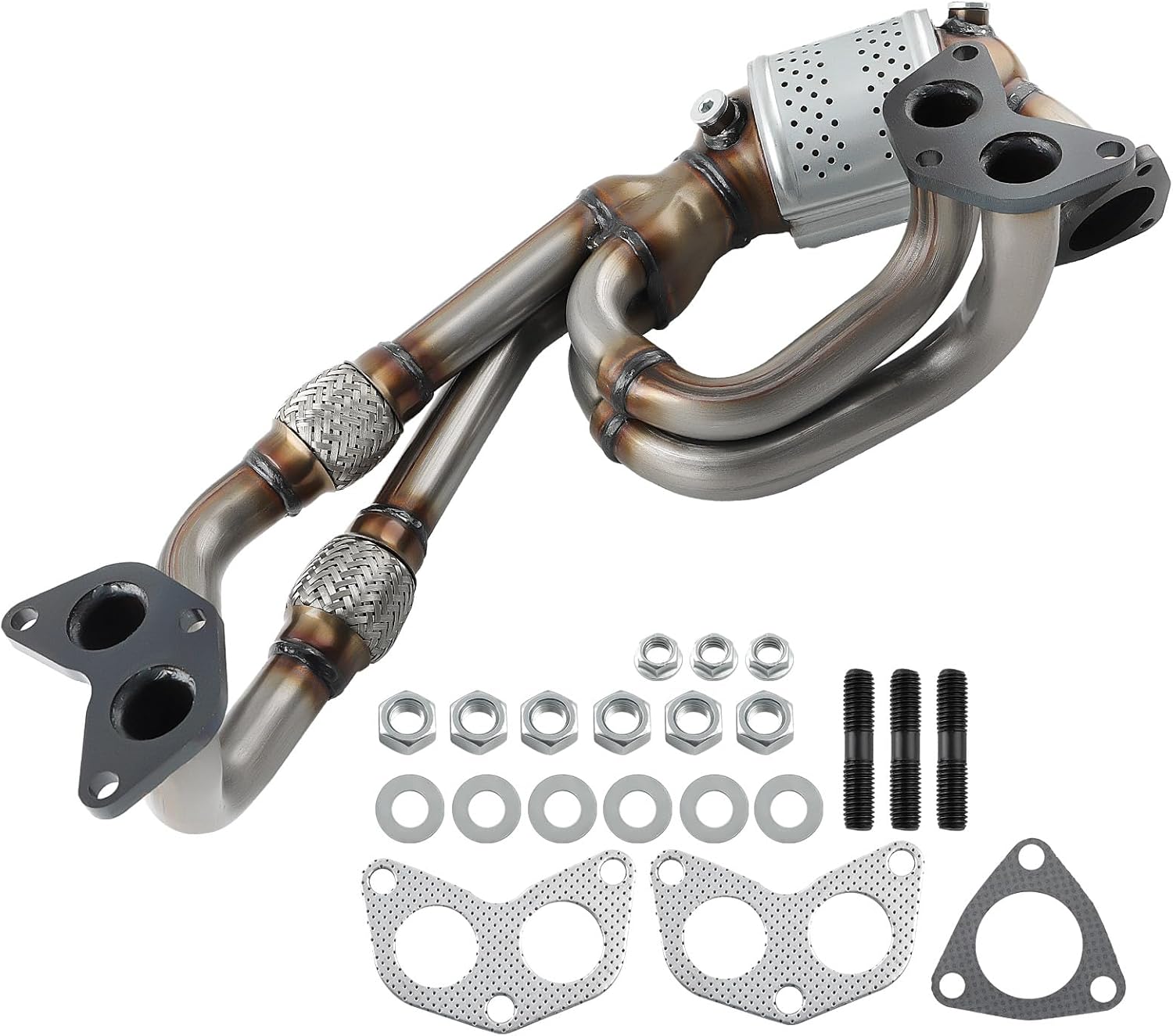 maXpeedingrods Catalytic Converter 674864 for Subaru Forester 2005-2010, for Impreza 2005-2011, for Legacy Outback 2005-2012, for Saab 9-2X 2006 2.5L H4 (EPA Compliant)