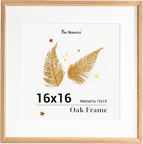 Miniatura 167 de Fun Memories Portarretratos de metal de 16 x 20 pulgadas con paspartú de 11 x 14 pulgadas, acabado de aluminio cepillado, parte delantera de vidrio