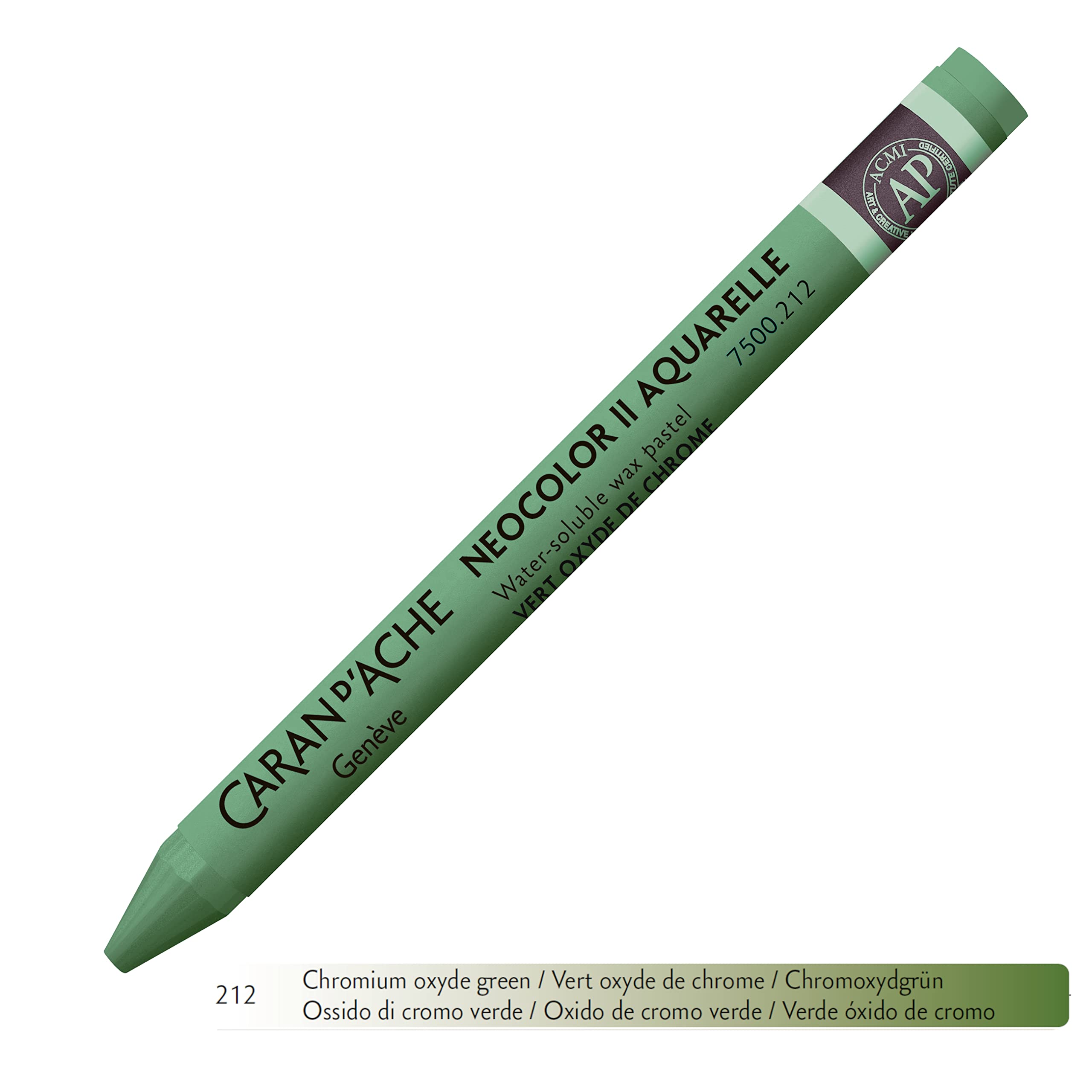 Amazon.co.jp: Caran d'Ache NEOCOLOR II 212 クロモキシドグリーン