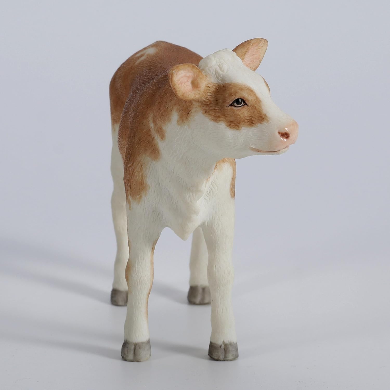 Unicorn Studios 4 Inch Ayrshire Calf Cow Cute Farm Animal Resin Figurine Collectible - Image 7