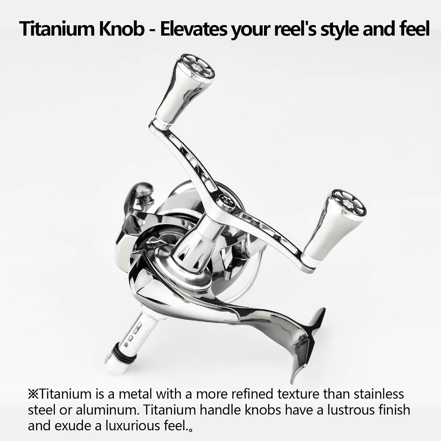 GOMEXUS Power Handle Compatible for Daiwa Exist Certate Luvias Freams Spinning Reels, Bass Fishing